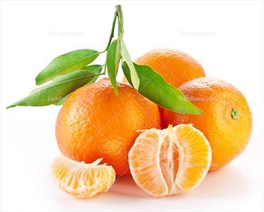 تصویر با کیفیت نارنگی و نارنگی با پوست